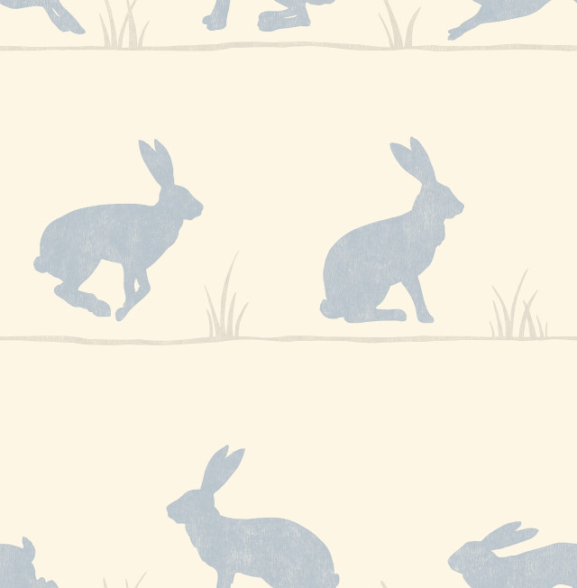 Rabbit silhouette wallpaper grass background free wallpaper - medium preview image
