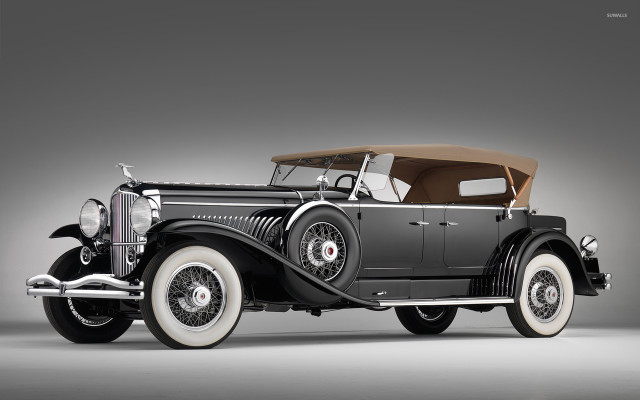 Old model car brown top #2 free wallpaper - medium preview image