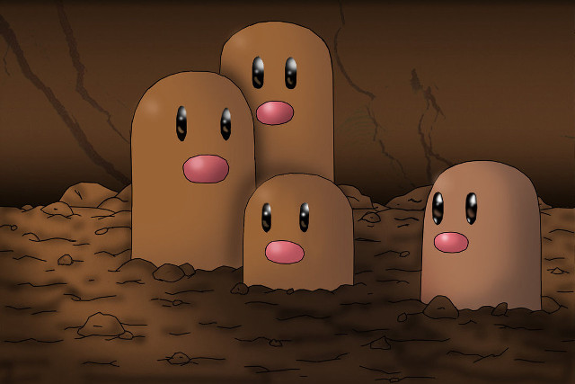 Brown cartoon heads cave pink free wallpaper - medium preview image
