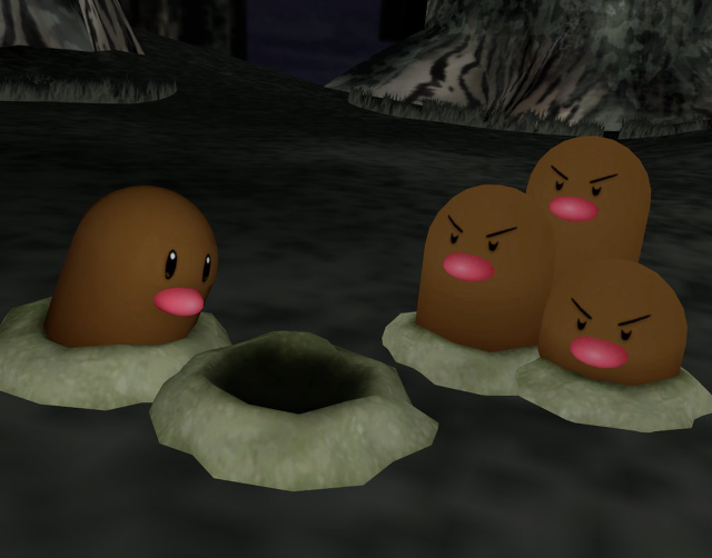 Cartoon bears sitting rock water free wallpaper - medium preview image