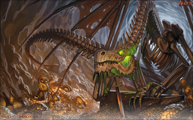 Dinosaur skeleton cave dinosaurs man free wallpaper - medium preview image