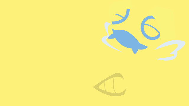 Smiling fish yellow background happy free wallpaper - medium preview image