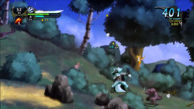 Video game forest person dog free wallpaper - medium preview image