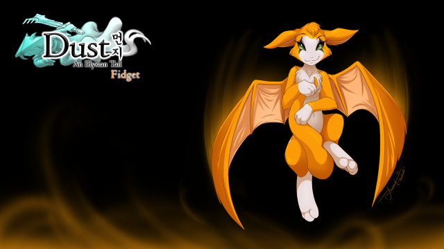 Cartoon character flying bat back free wallpaper - medium preview image