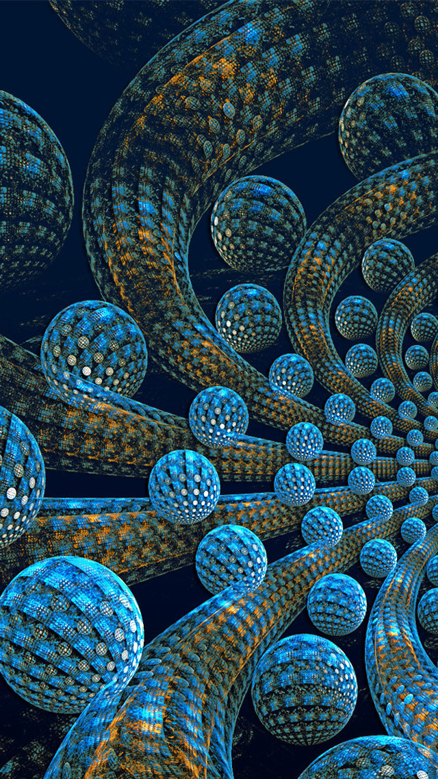 Balls circle blue black background free wallpaper - medium preview image