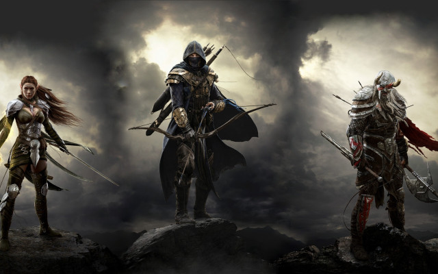 Sky armor stand epic fantasy free wallpaper - medium preview image