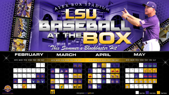 Baseball player calendar lsu football free wallpaper - medium preview image