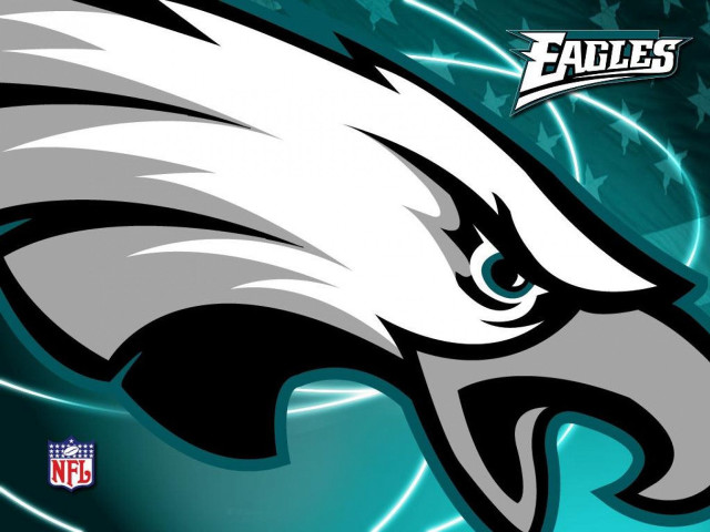 Eagles logo blue background stars free wallpaper - medium preview image