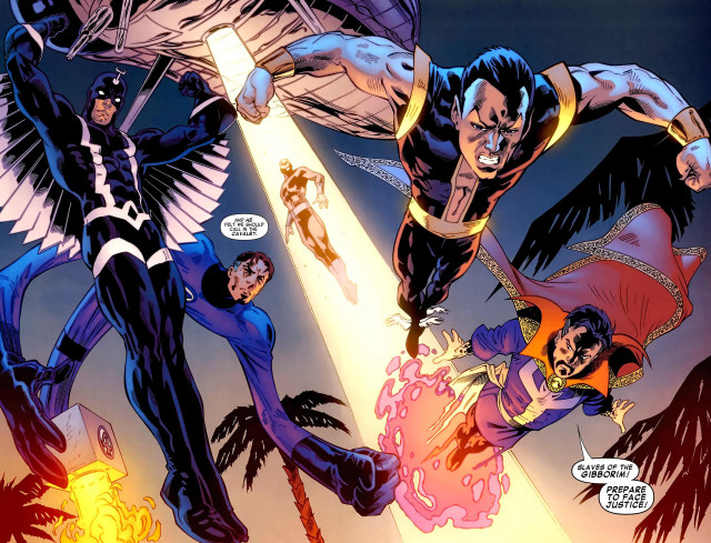 Comic book characters light beam free wallpaper - medium preview image