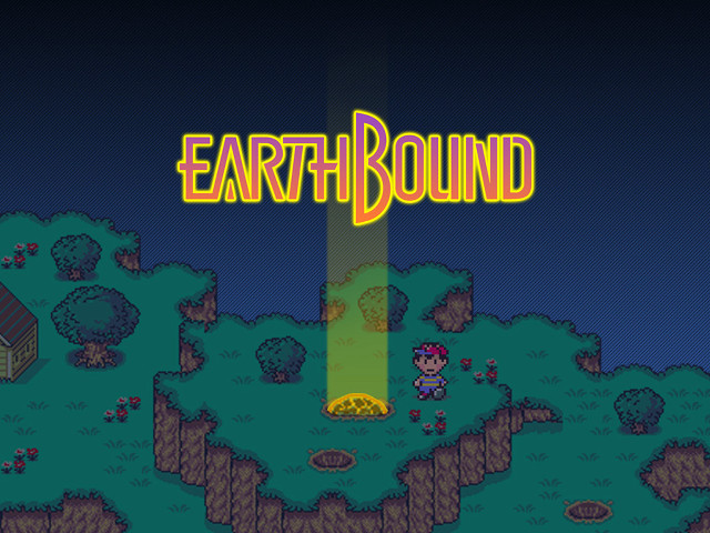 Earthbound sign small house small free wallpaper - medium preview image