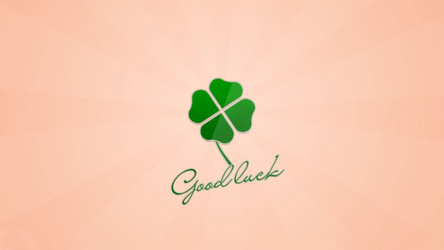 Green clover good luck leaf free wallpaper - medium preview image