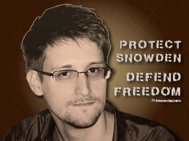 Protect snowden defend freedom man free wallpaper - medium preview image