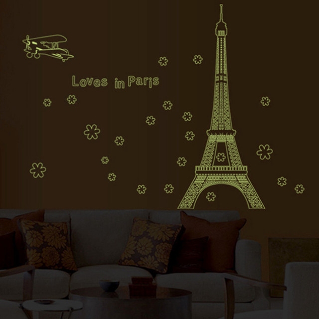 Living room eiffel tower wall free wallpaper - medium preview image