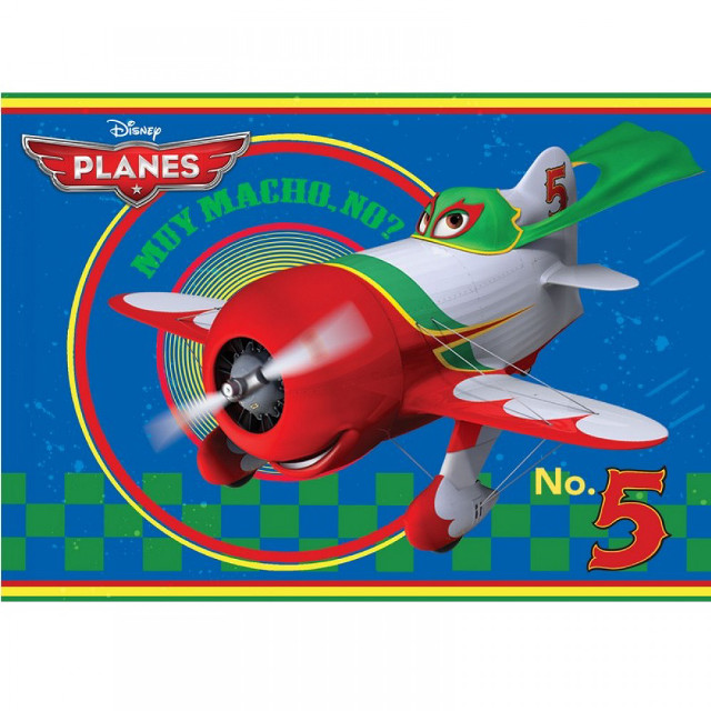 Cartoon airplane number 5 side free wallpaper - medium preview image