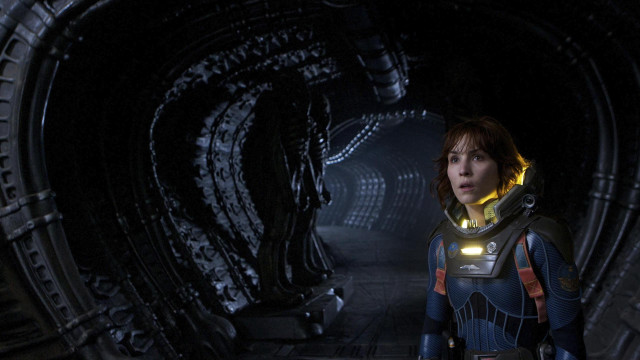 Woman space suit tunnel light free wallpaper - medium preview image