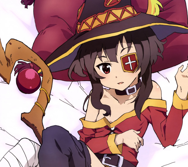 Woman hat dress sitting bed free wallpaper - medium preview image