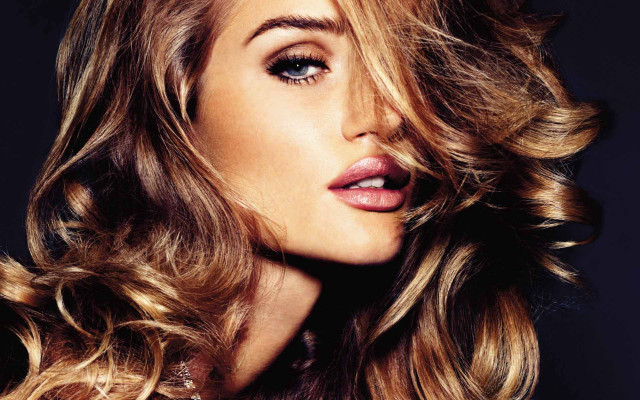 Woman long hair necklace black free wallpaper - medium preview image