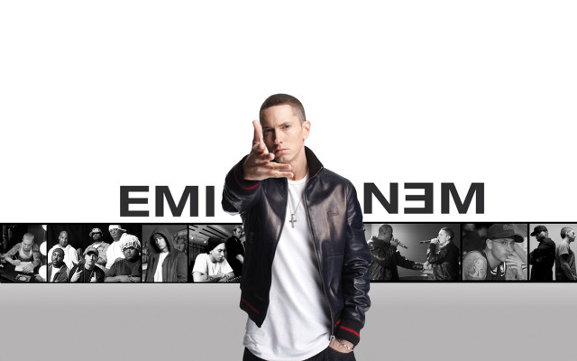 Man in leather jacket pointing free wallpaper - medium preview image