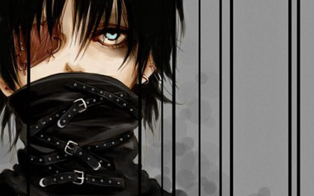 Black man anime gothic cedric free wallpaper - medium preview image