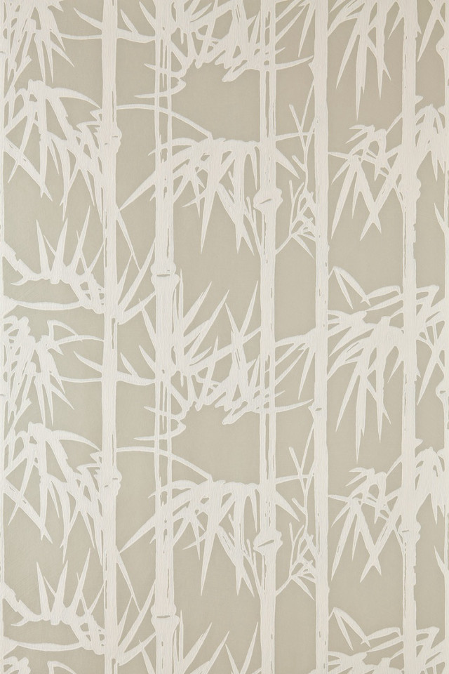 White beige wallpaper bamboo trees free wallpaper - medium preview image
