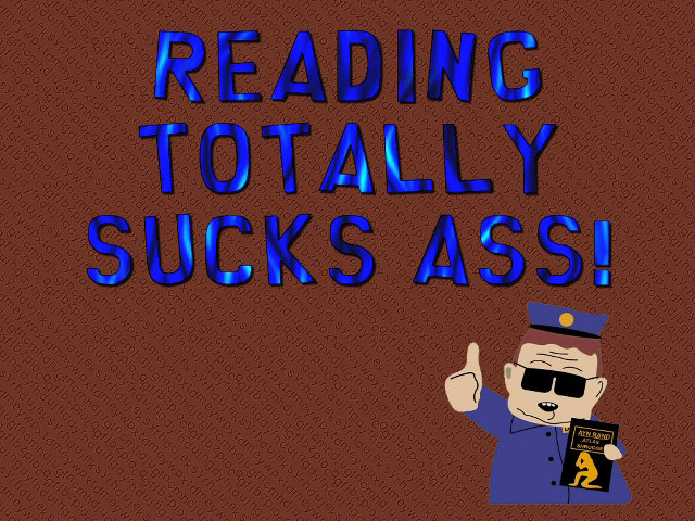 Cartoon character holding book pointing free wallpaper - medium preview image