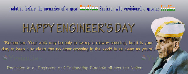Happy engineers day man hat free wallpaper - medium preview image