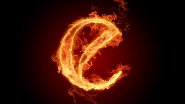 Fire letter black background red #2 free wallpaper - medium preview image