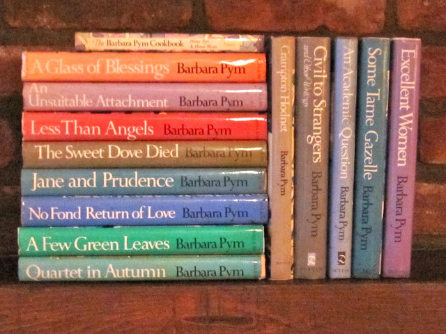 Stack of books wooden shelf free wallpaper - medium preview image