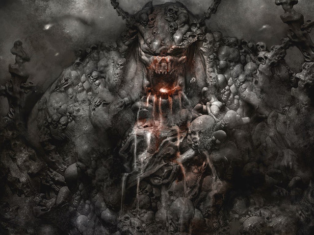 Demonic artwork red eye demonic free wallpaper - medium preview image