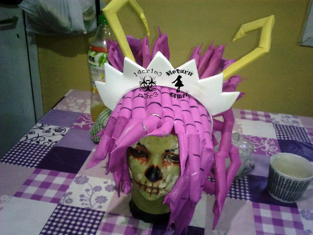 Skull wig skullface table checkered free wallpaper - medium preview image