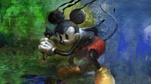 Mickey mouse holding ball green free wallpaper - medium preview image