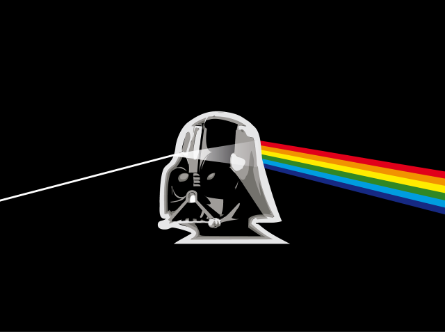 Dark side moon darth vader #4 free wallpaper - medium preview image