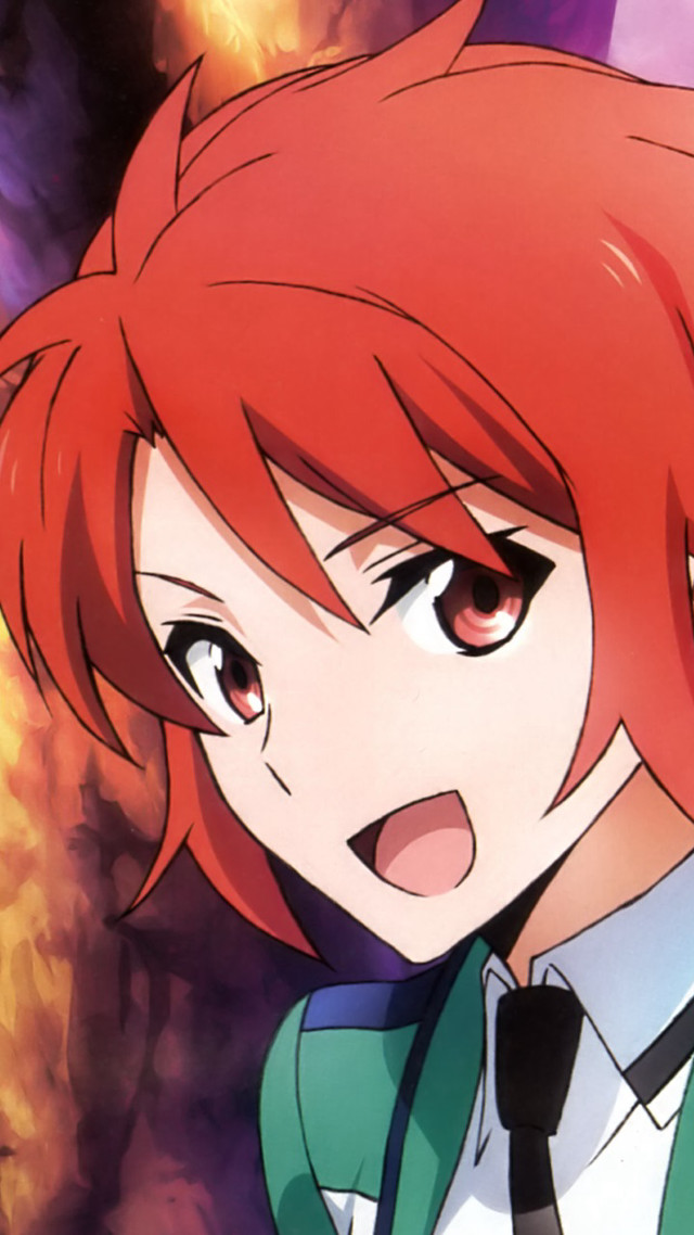 Girl red hair tie looking free wallpaper - medium preview image