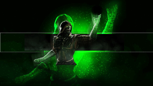 Man green outfit tennis racket free wallpaper - medium preview image
