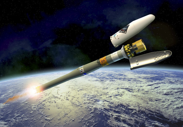 Space shuttle flying earth rocket free wallpaper - medium preview image