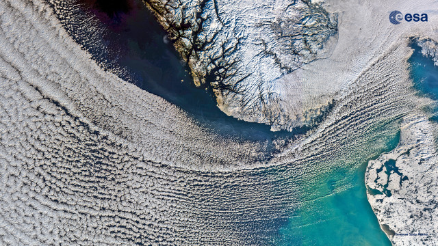 Satellite image body of water #2 free wallpaper - medium preview image