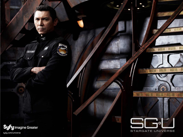 Man uniform staircase arms crossed free wallpaper - medium preview image