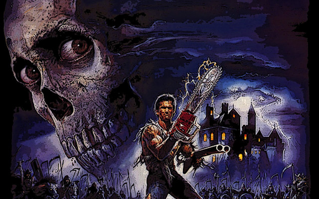 Man guitar skull house cemetery free wallpaper - medium preview image