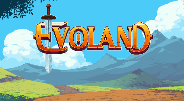Evoland logo sword middle image free wallpaper - medium preview image