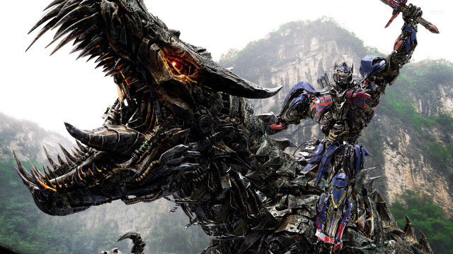 Giant robot bird creature mountain free wallpaper - medium preview image