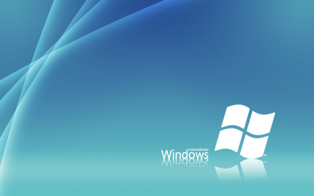 Blue wallpaper windows logo light #3 free wallpaper - medium preview image