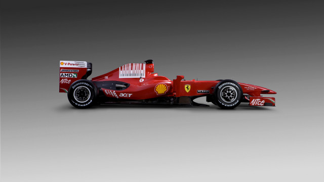 Red racecar frontwheel drive gray free wallpaper - medium preview image