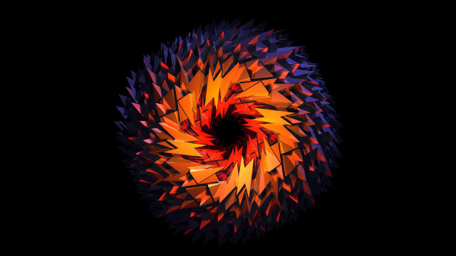 Colorful abstract black background red #2 free wallpaper - medium preview image