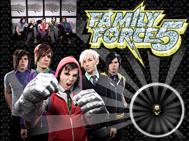 Group people black background yellow free wallpaper - medium preview image