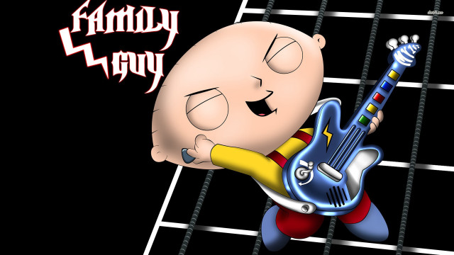 Cartoon character guitar family guy free wallpaper - medium preview image
