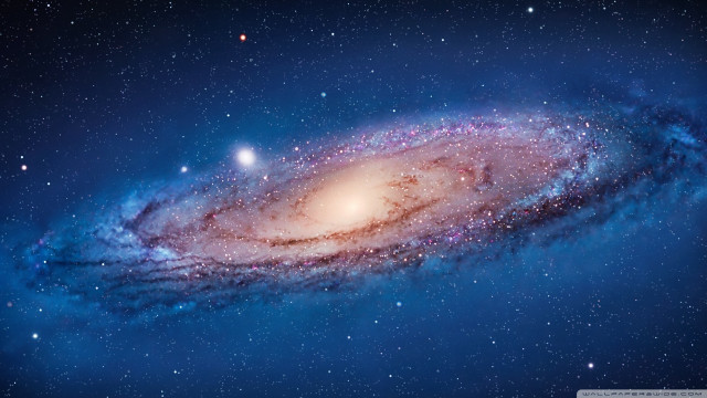 Colorful spiral galaxy stars blue #5 free wallpaper - medium preview image