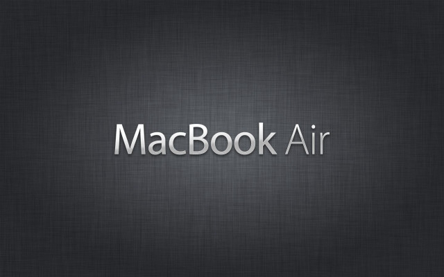 Macbook air logo dark background free wallpaper - medium preview image