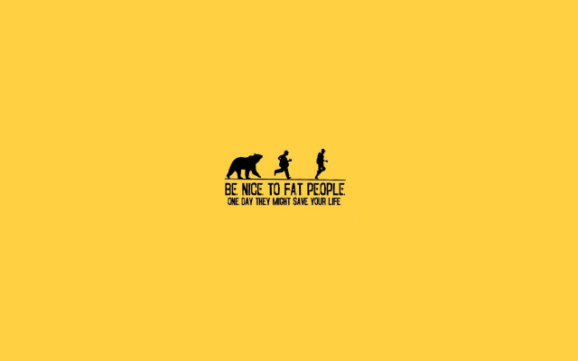 Yellow background silhouette man dog free wallpaper - medium preview image