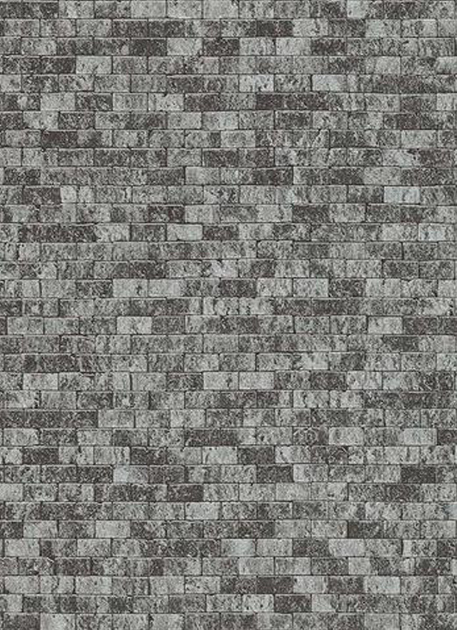 Brick wall black white pattern free wallpaper - medium preview image