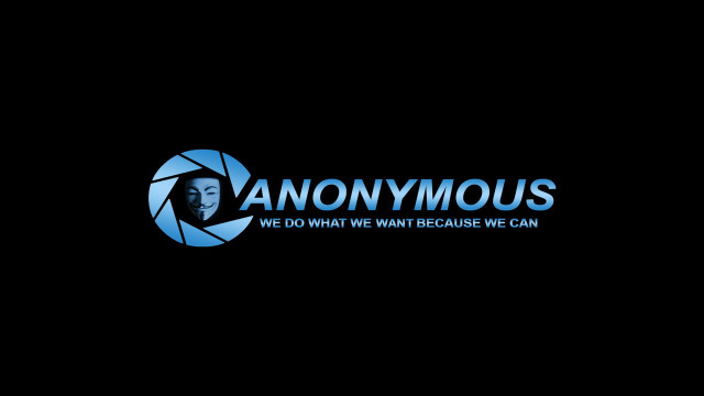 Anonymous company logo mans face free wallpaper - medium preview image